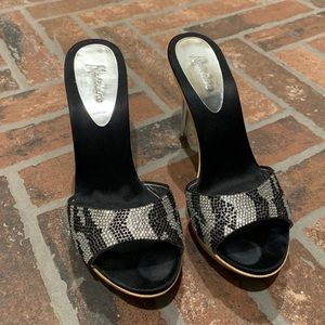 Marciano Jeweled Heels
